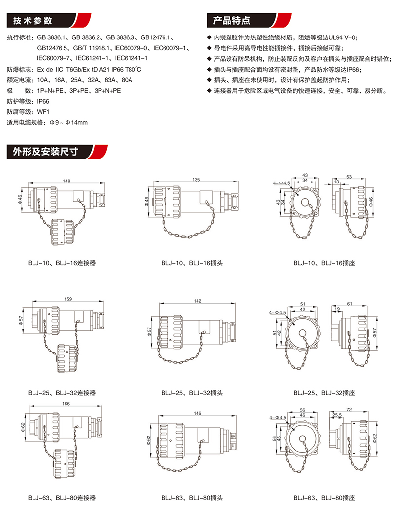 BLJ防爆连接器